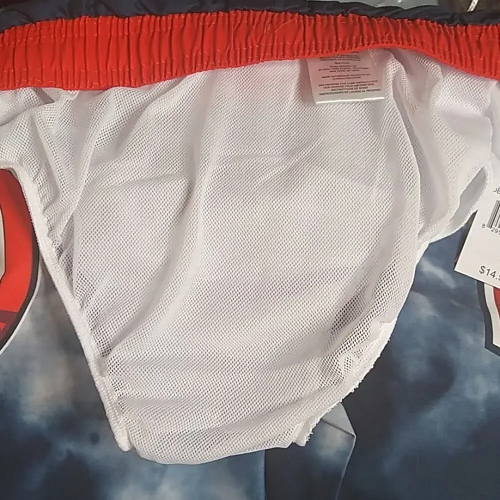 Marvel Boys Captain America Swim Trunks Small